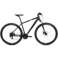 Велосипед Forward APACHE 29 3.2 HD (29" 24 ск. рост. 21") 2022, черный матовый/серебристый, RBK22FW29489
