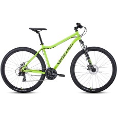 Велосипед Forward SPORTING 29 2.0 D (29" 21 ск. рост. 19") 2022, ярко-зеленый/черный, IBK22FW29928