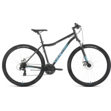 Велосипед Forward SPORTING 29 2.2 D (29" 8 ск. рост. 17") 2022, черный/бирюзовый, RBK22FW29911