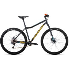 Велосипед Forward SPORTING 29 X D (29" 9 ск. рост. 21") 2022, черный/золотой, RBK22FW29974