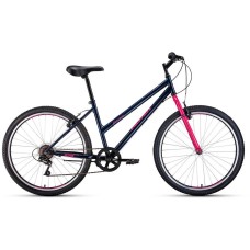 Велосипед Altair ALTAIR MTB HT 26 low (26" 6 ск. рост. 15") 2022, темно-синий/розовый, RBK22AL26118