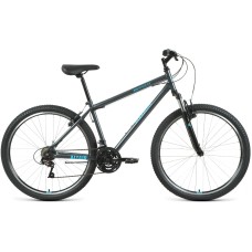 Велосипед Altair ALTAIR MTB HT 27,5 1.0 (27,5" 21 ск. рост. 17") 2022, темно-серый/мятный, RBK22AL27131