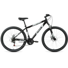 Велосипед Altair AL 27,5 D (27,5" 21 ск. рост. 17") 2022, черный/серебристый, RBK22AL27882