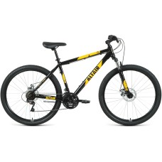 Велосипед Altair AL 27,5 D (27,5" 21 ск. рост. 17") 2022, черный/оранжевый, RBK22AL27227