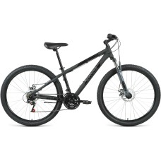 Велосипед Altair AL 27,5 D (27,5" 21 ск. рост. 15") 2022, черный матовый/черный, RBK22AL27876