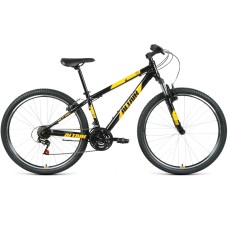 Велосипед Altair AL 27,5 V (27,5" 21 ск. рост. 17") 2022, черный/оранжевый, RBK22AL27206