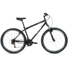 Велосипед Altair ALTAIR MTB HT 27,5 1.0 (27,5" 21 ск. рост. 17") 2022, черный/серебристый, RBK22AL27128