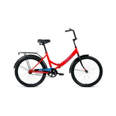 Велосипед ALTAIR City 24 (рост 16") 2020 красный / голубой
