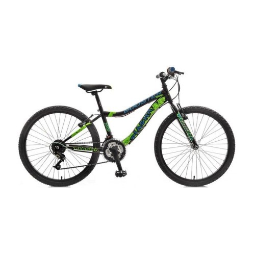 Велосипед BOOSTER PLASMA 240 black-green 18 2021