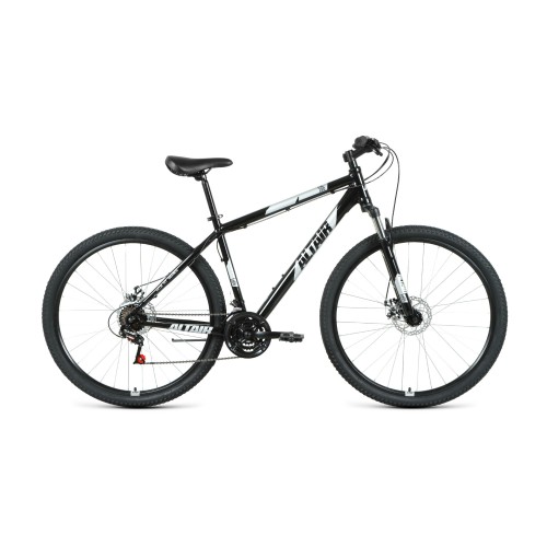 Велосипед ALTAIR AL 29 D 17" 2021 черный / серебристый