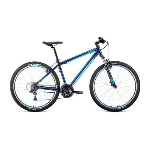 велосипед Forward Apache 27,5 1.0 (рост19")2020 Синий /светло-зеленый