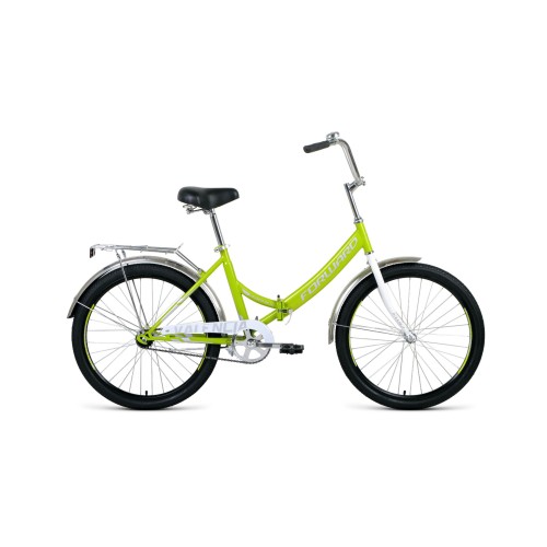 Велосипед Forward Valencia 24 1.0 (рост 16") 2020 зеленый / серый