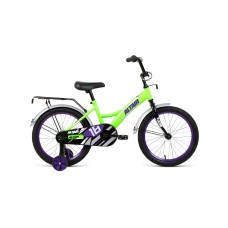 Детский велосипед ALTAIR KIDS 18 2021 ярко-зеленый / фиолетовый