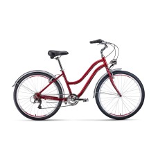 велосипед Forward Evia Air 26 1.0 (рост 16") 2020 красный / белый