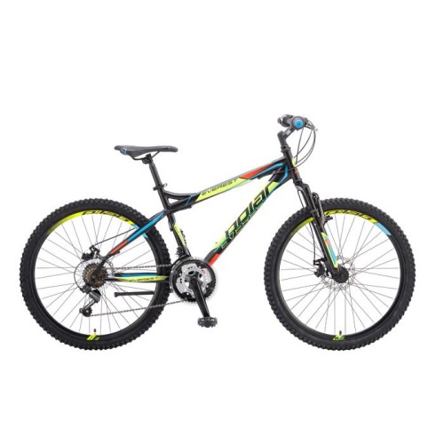 Велосипед POLAR EVEREST FS DISK black-green-orange 21 2021