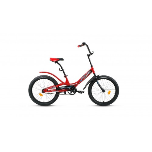 Детский велосипед Forward Scorpions 20 1.0 (рост 10.5") 2020 красный / черный
