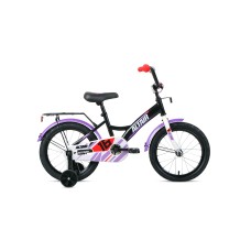 Детский велосипед ALTAIR KIDS 16 2021 черный / белый