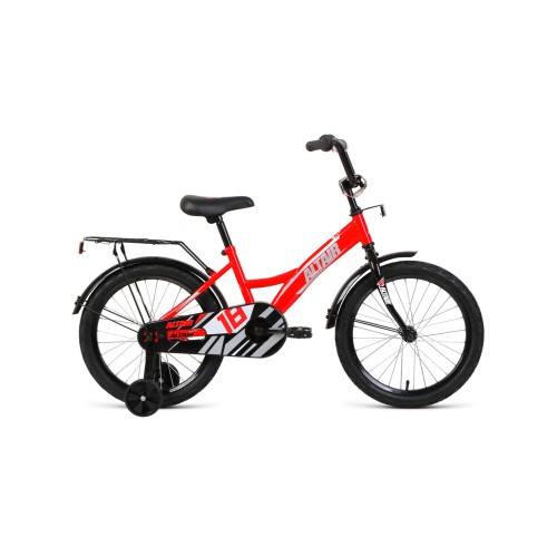 Детский велосипед ALTAIR KIDS 18 2021 красный / серебристый