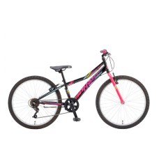 Велосипед BOOSTER TURBO 240 black-pink 21 2021