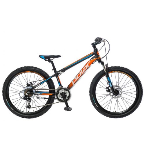 Велосипед POLAR ALASKA 24 black-orange-blue 19 2021