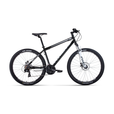 Велосипед Forward Sporting 27,5 2.0 disc (рост 17") 2020 черный / белый