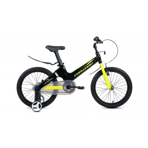 Детский велосипед Forward Cosmo 18 2020 черный/зеленый