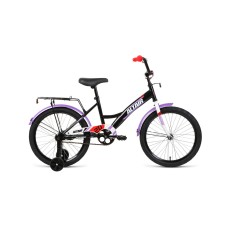 Детский велосипед ALTAIR KIDS 20 2021 черный / белый