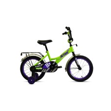 Детский велосипед ALTAIR KIDS 16 2021 ярко-зеленый / фиолетовый