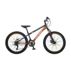 Велосипед POLAR SONIC 24 FS DISK black-orange 18 2021