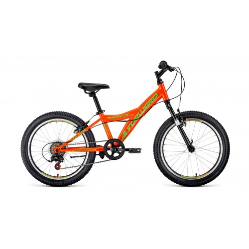 Детский велосипед Forward Dakota 20 1.0 (рост 10.5") 2020 оранжевый / светло-зеленый