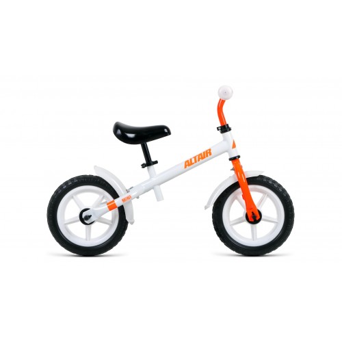 Детский велосипед ALTAIR MINI 12 2021 белый / оранжевый
