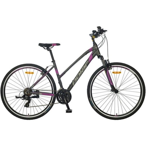 Велосипед POLAR FORESTER COMP ŽENSKI grey-purple 18 M 2021