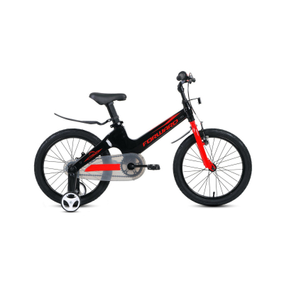 Детский велосипед Forward Cosmo 18 2020 черный/красный
