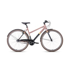велосипед Forward Corsica 28 (рост 500мм) 2020 черный / коричневый
