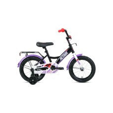 Детский велосипед ALTAIR KIDS 14 2021 черный / белый