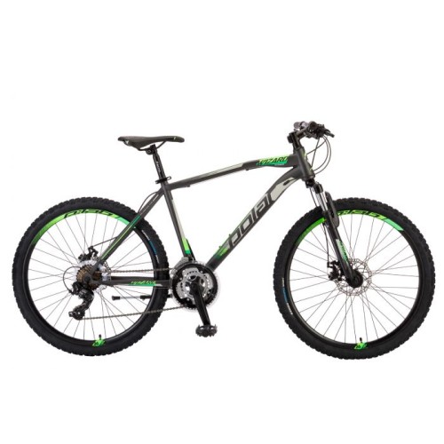 Велосипед POLAR WIZARD 1.0 anthracite-fluo green 20 L 2021