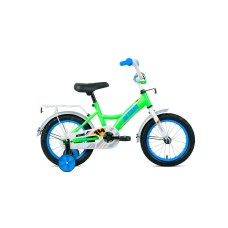 Детский велосипед ALTAIR KIDS 14 2021 ярко-зеленый / синий