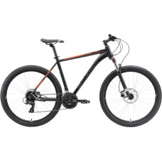 Велосипед STARK Router 27.3 HD (18" рост) голубой/оранжевый 2022 год