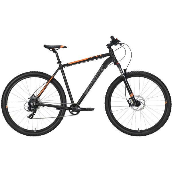 Велосипед STARK Hunter 29.3 HD (22" рост) чёрный/оранжевый 2022 год