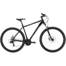Велосипед STARK Hunter 29.2 D (20" рост) чёрный/серый 2022 год