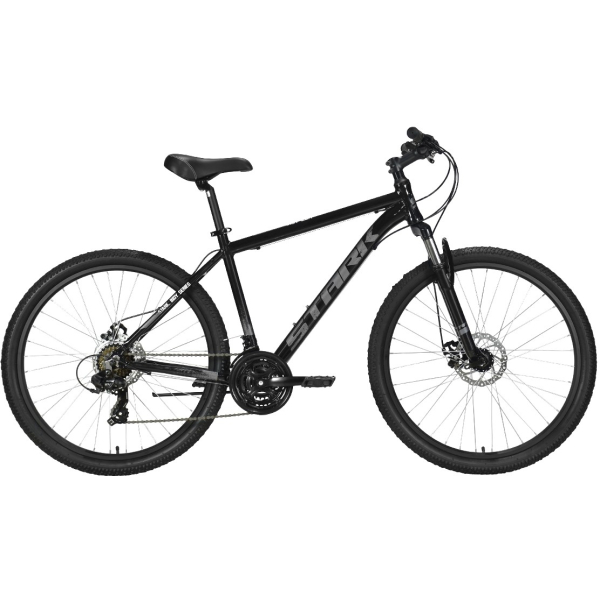 Велосипед STARK Indy 26.1 D Shimano (20" рост) черный/серый 2022 год
