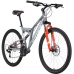 Велосипед STARK Jumper FS 27.1 D (18" рост) серый/красный 2022 год