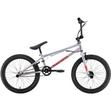 Велосипед STARK Madness BMX 2 ( рост) серый/красный 2022 год