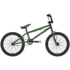 Велосипед STARK Madness BMX 2 ( рост) зеленый/голубой 2022 год