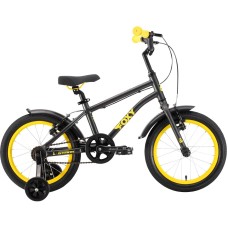 Велосипед STARK Foxy Boy 16 ( рост) черный/желтый 2022 год