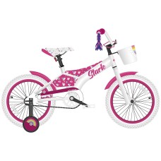 Велосипед STARK Tanuki 18 Girl ( рост) белый/розовый 2022 год