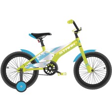 Велосипед STARK Tanuki 16 Boy ( рост) зеленый/голубой 2022 год