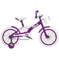 Велосипед STARK Tanuki 16 Girl ( рост) фиолетовый/белый 2022 год