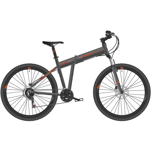 Велосипед STARK Cobra 27.2 HD (18" рост) серый/оранжевый 2022 год