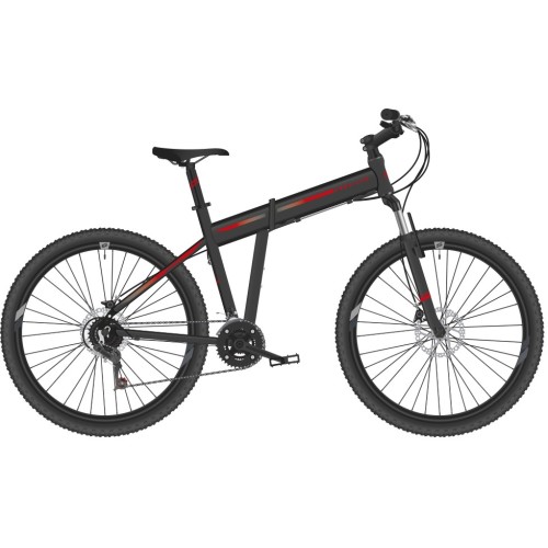 Велосипед STARK Cobra 26.2 D (18" рост) черный/красный 2022 год